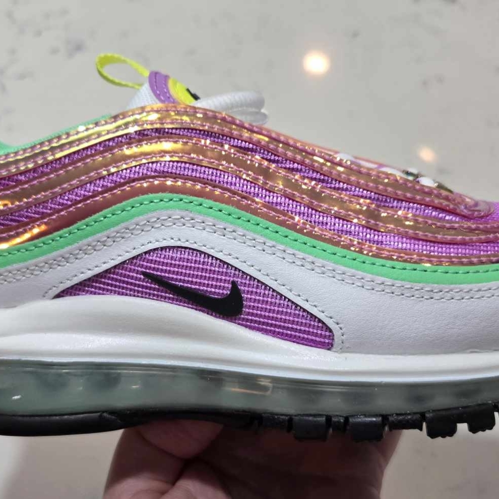 Nike Air Max 97 Women's SZ.6 Fuchsia Glow/Lemon Venom CW5591-100 New - Picture 10 of 16